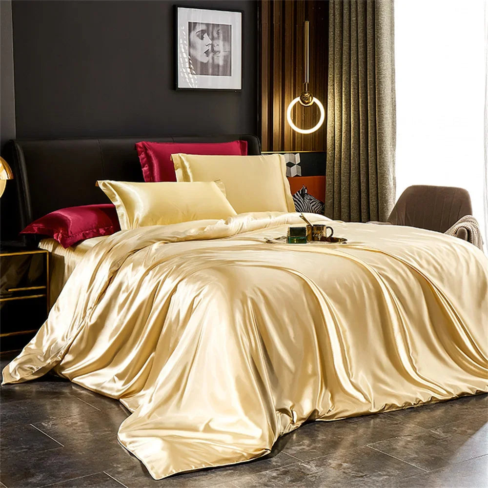 Camel Silk Bedding Set