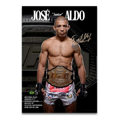 José 'Junior' Aldo UFC Legend Poster