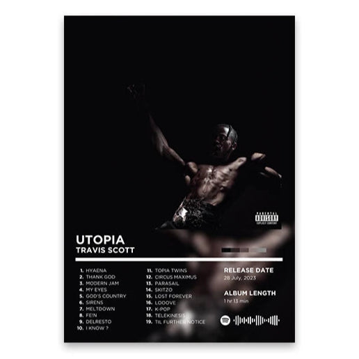 Travis Scott UTOPIA Album Poster