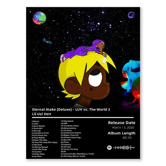 Lil Uzi Vert Album Poster | Lil Uzi Vert vs. the World 2