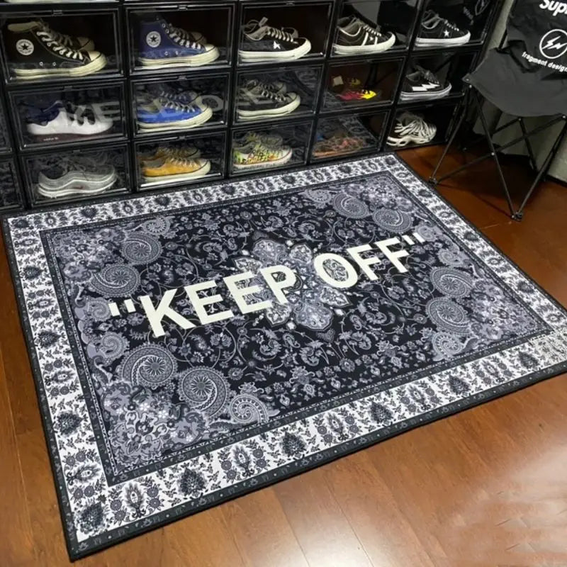 "KEEP OFF" Rug