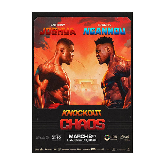 Anthony Joshua vs. Francis Ngannou Boxing Event Poster