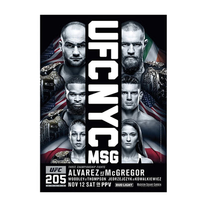 UFC 205: Alvarez vs. McGregor Event Poster