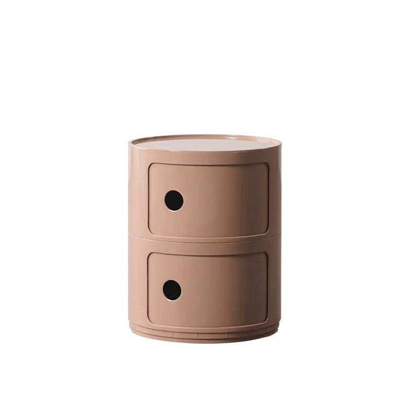 Componibili Style Barrel Storage Side Table