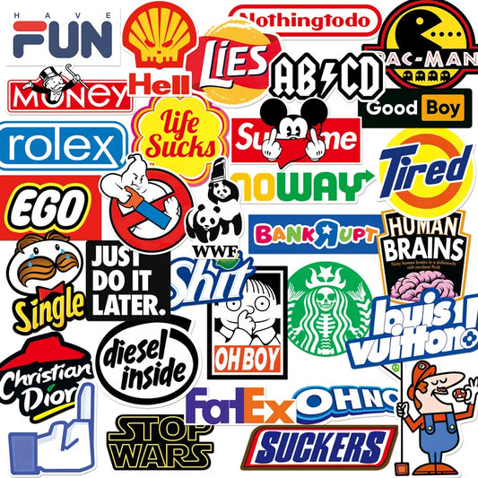 Brand Logo Stickers