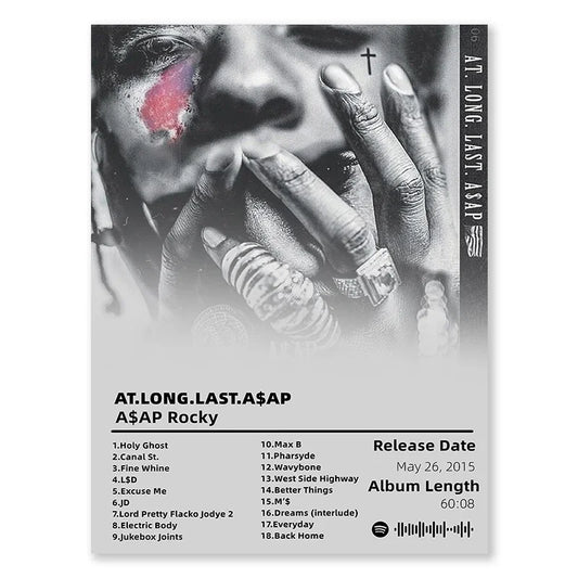 A$AP Rocky At. Long. Last. ASAP Album Poster