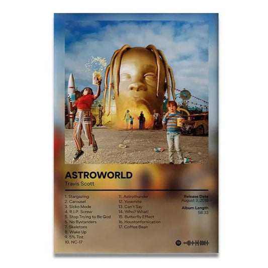 Travis Scott ASTROWORLD Album Poster