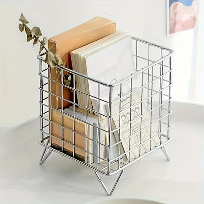 Mini Desk Storage Mesh Basket