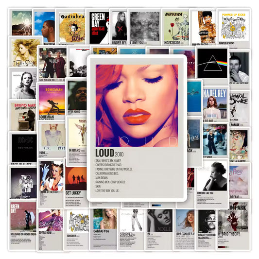 Music Album Stickers