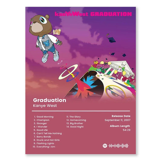 Kanye West Album Poster | Graduation