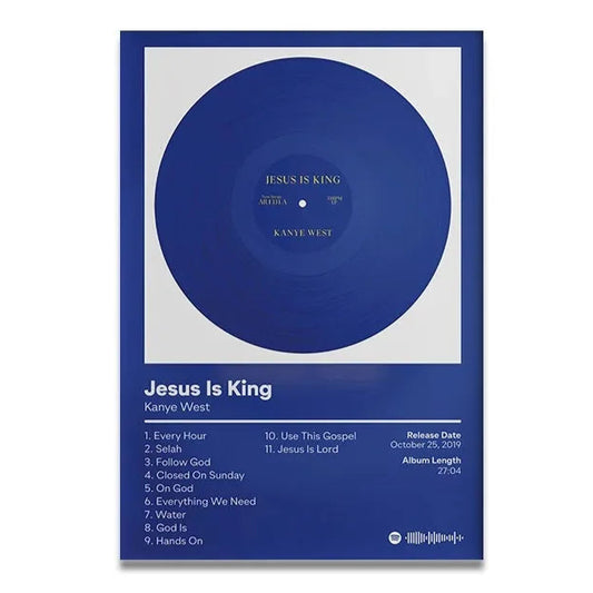 Kanye West Jesus is King Album Poster