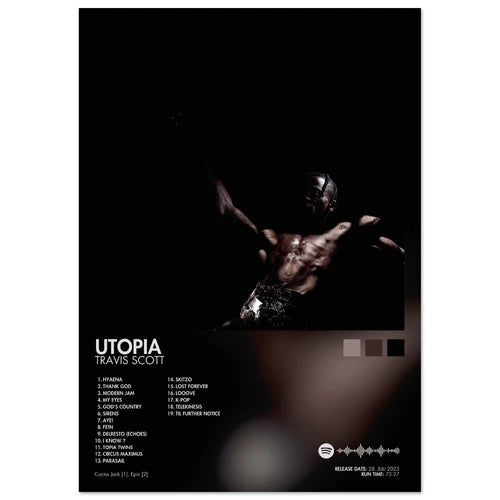 Travis Scott UTOPIA Album Poster