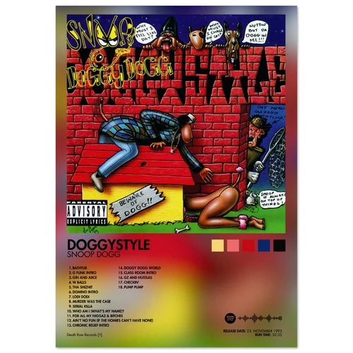 Snoop Dogg Doggystyle Album Poster