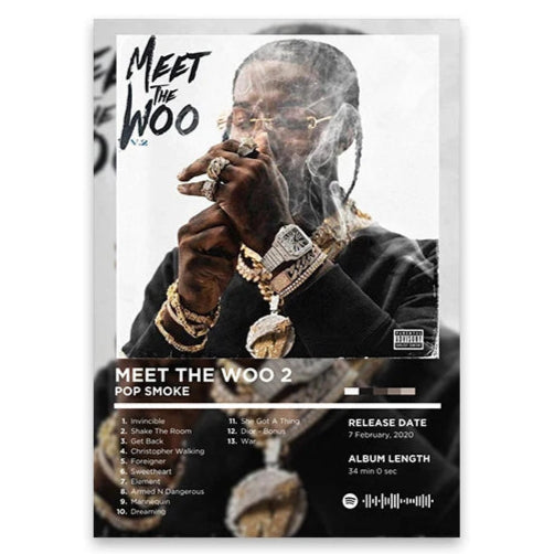 Pop Smoke Meet The Woo 2 Album Poster
