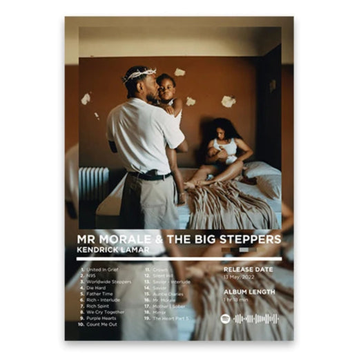 Kendrick Lamar Mr. Morale & the Big Steppers Album Poster