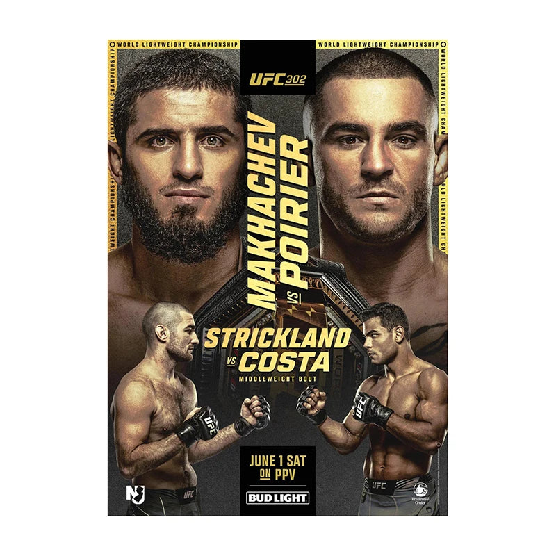 UFC 302: Makhachev vs. Poirier Event Poster
