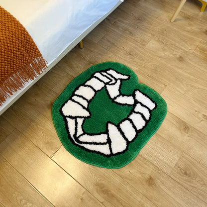 Vampire Teeth Rug