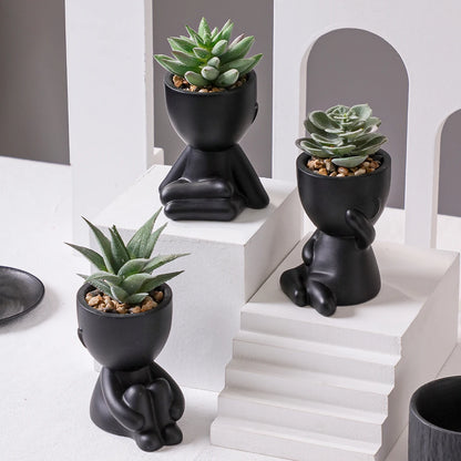 Mini Figure Plant Pot