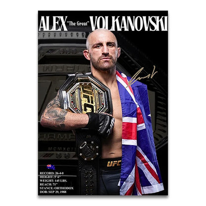 Alexander 'The Great' Volkanovski UFC Legend Poster
