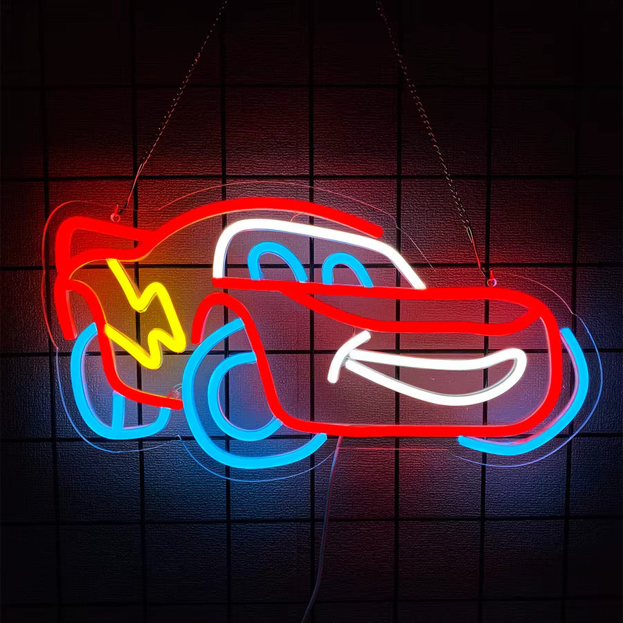 Lightning McQueen Neon Sign