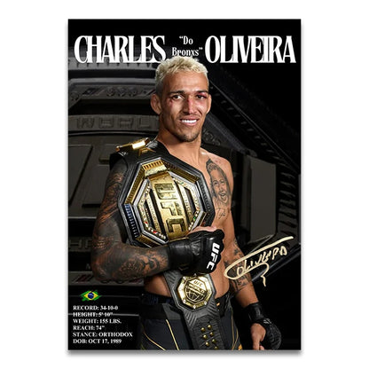 Charles 'Do Bronx' Oliveira UFC Legend Poster