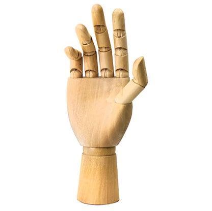 Wooden Hand Jewelry Holder