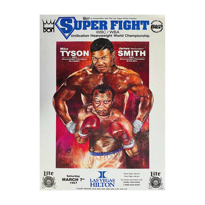 Mike Tyson vs. James Smith Boxing Event Poster