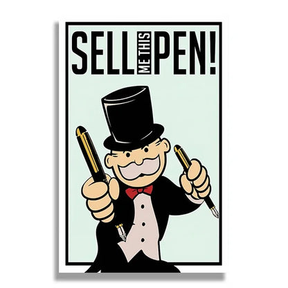 Sell Me This Pen! Monopoly Poster