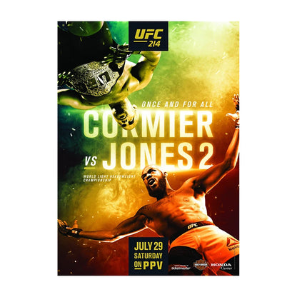 UFC 214: Cormier vs. Jones 2 Event Poster