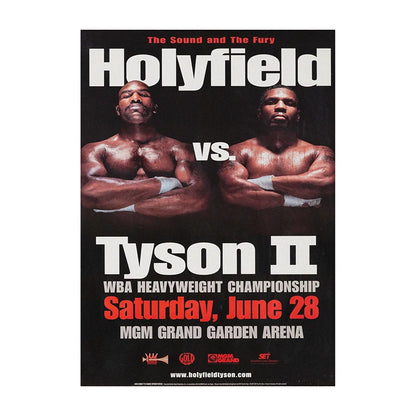 Evander Holyfield vs. Mike Tyson II Boxing Event Poster