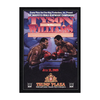 Mike Tyson vs. Carl Williams Event Boxing Event Poster