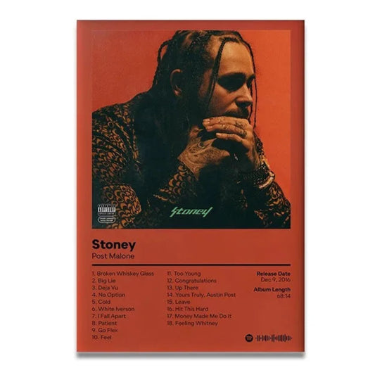 Post Malone Stoney Album Poster