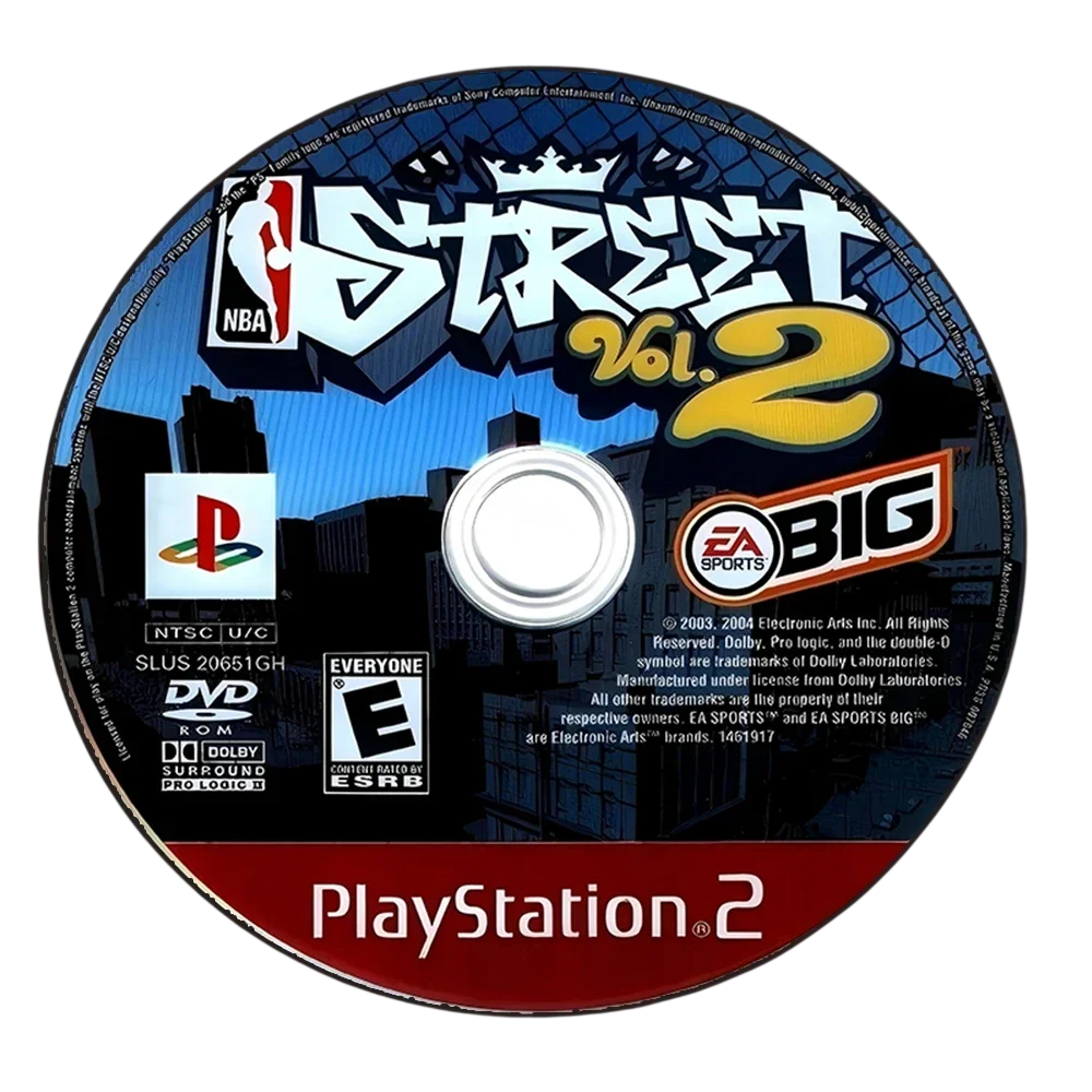NBA Street Vol. 2 PS2 CD Rug