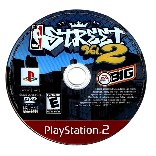 NBA Street Vol. 2 PS2 CD Rug