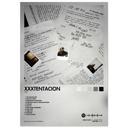 XXXTENTACION 17 Album Poster