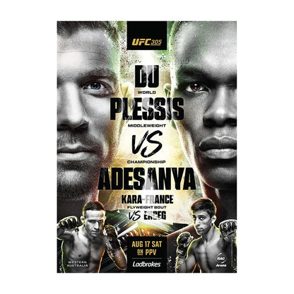 UFC 305: Du Plessis vs. Adesanya Event Poster