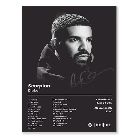 Drake Scorpion Album Poster