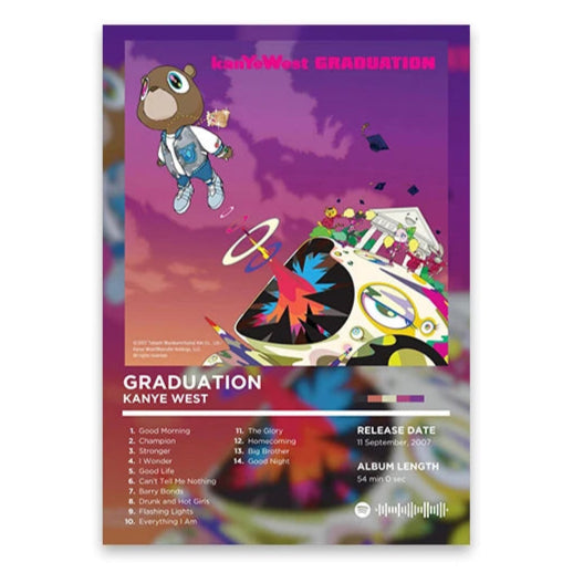 Kanye West Graduation Album Poster