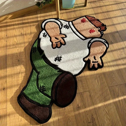 Family Guy Peter Griffin Death Pose Rug