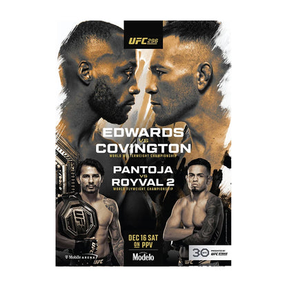 UFC 296: Edwards vs. Covington Event Poster