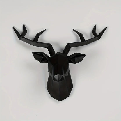 Nordic Deer Head Wall Sculpture