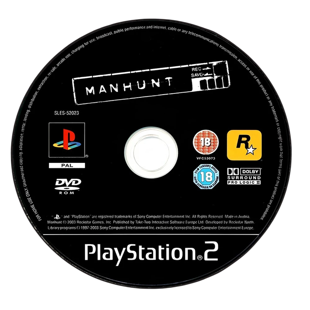 Manhunt PS2 CD Rug