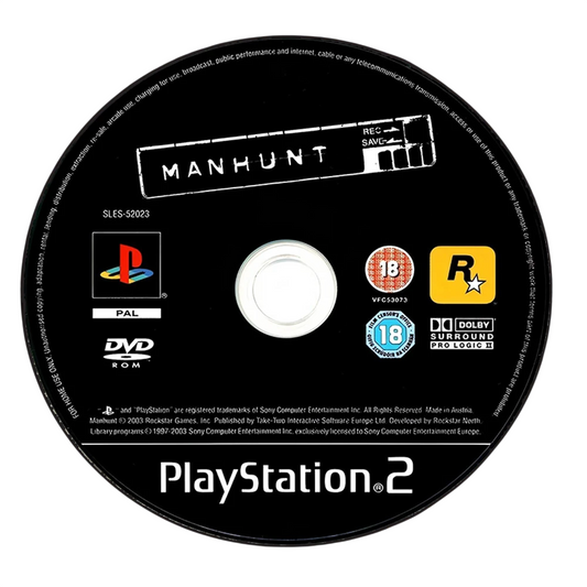 Manhunt PS2 CD Rug
