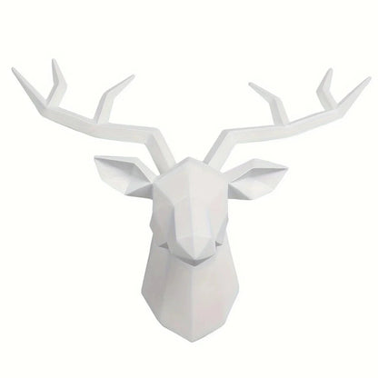 Nordic Deer Head Wall Sculpture