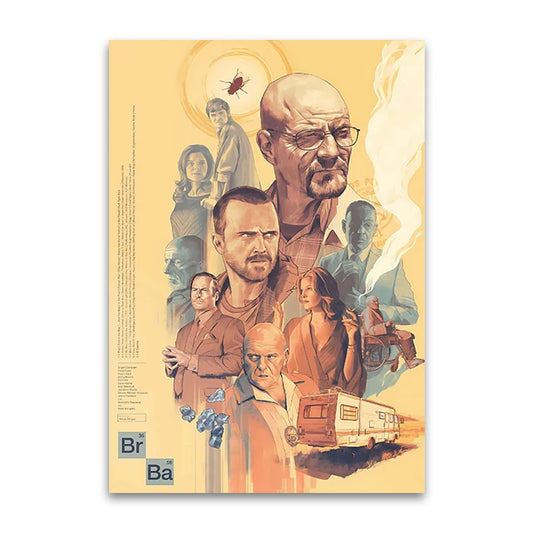 Breaking Bad Cinematic Art Poster