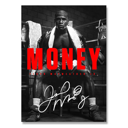 Floyd 'Money' Mayweather Jr. Boxing Poster