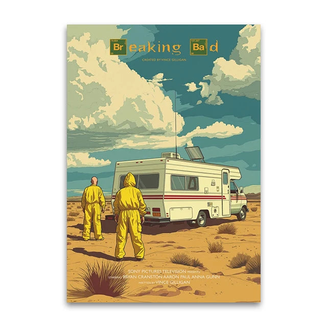 Breaking Bad Cinematic Art Poster