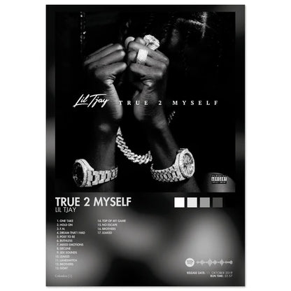 Lil Tjay True 2 Myself Album Poster