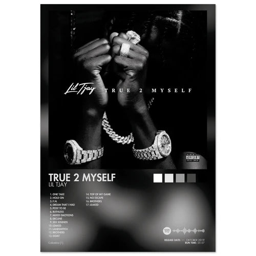 Lil Tjay True 2 Myself Album Poster