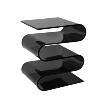 Acrylic Geometric Side Table